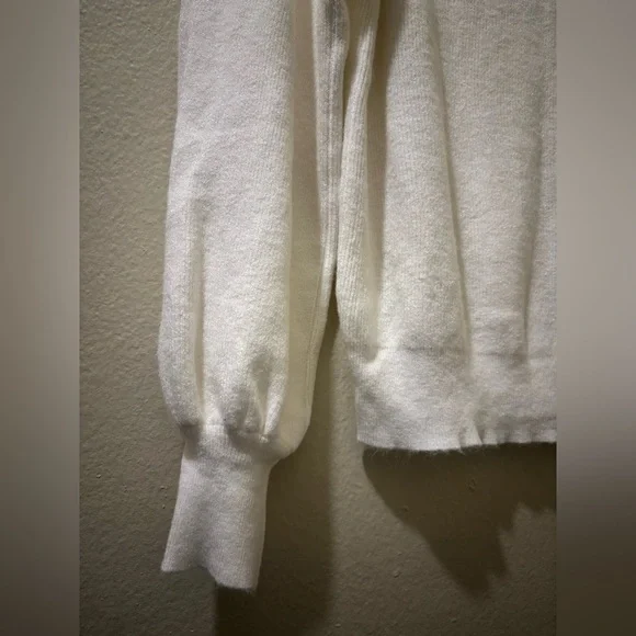 SHEIN Off-Shoulder Cream Sweater - Picture 2 of 4